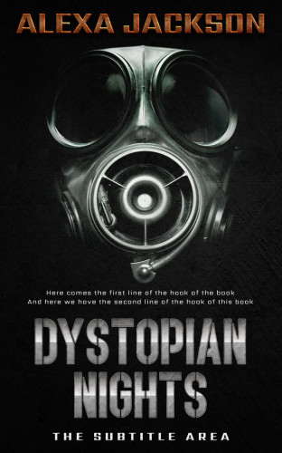 3D mockup of Heavy Metal #9350 - Premade Apocalyptica Book Cover