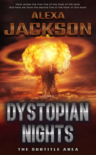 3D mockup of Eclipse #9353 - Premade Apocalyptica Book Cover