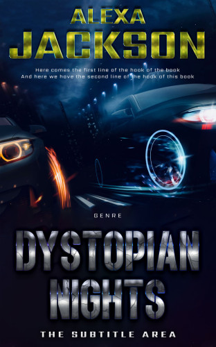 3D mockup of Ebony #9357 - Premade Action & Adventure Book Cover