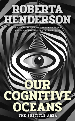 3D mockup of Moon Mist #9443 - Premade Abstract Book Cover