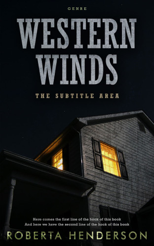 3D mockup of Woodsmoke #9485 - Premade Horror Book Cover