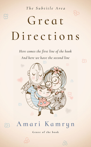 3D mockup of Linen #9500 - Premade Family & Parenting Book Cover