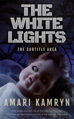 3D mockup of Steel Gray #9563 - Premade Horror Book Cover