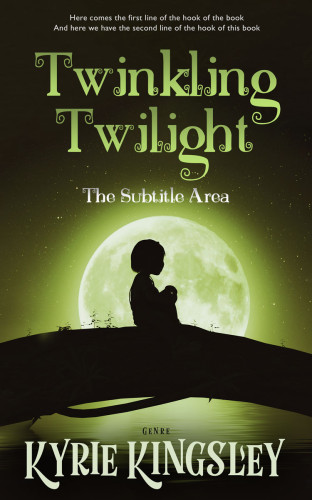 3D mockup of Pine Glade #9673 - Premade Surreal Book Cover