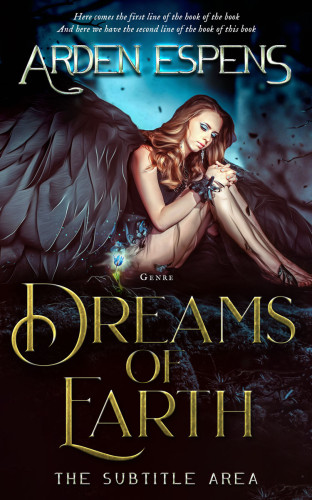 3D mockup of Thunder #9728 - Premade Fantasy Book Cover