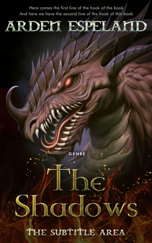 3D mockup of Oil #9740 - Premade Fantasy Book Cover