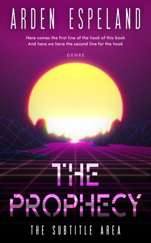 3D mockup of Wine Berry #9774 - Premade Science Fiction Book Cover