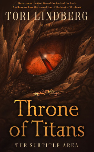 3D mockup of Coffee Bean #9890 - Premade Fantasy Book Cover