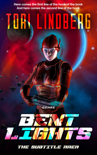 3D mockup of Revolver #9916 - Premade Science Fiction Book Cover