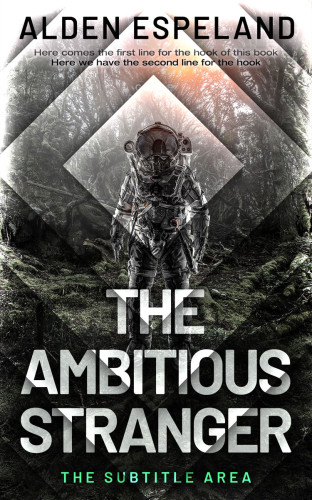 3D mockup of Swirl #9938 - Premade Science Fiction Book Cover