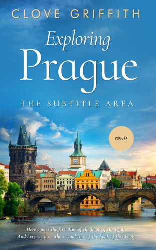 3D mockup of Steel Blue #10302 - Premade Travel Book Cover