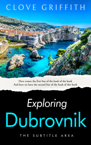 3D mockup of Bunker #10323 - Premade Travel Book Cover