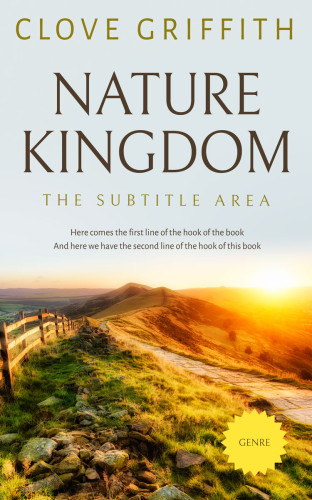 3D mockup of Woodrush #10359 - Premade Travel Book Cover | BookCoverZone