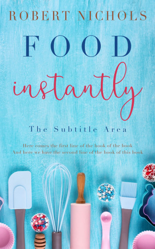 3D mockup of Seagull #10454 - Premade Cookbooks & Food & Wine Book Cover