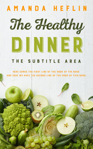 3D mockup of Green White #10466 - Premade Health & Dieting & Fitness Book Cover