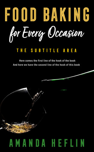 3D mockup of Black #10507 - Premade Abstract Book Cover