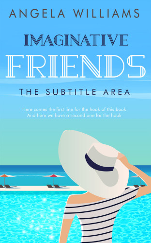 3D mockup of Turquoise Blue #10651 - Premade Teen & Young Adult Book Cover | BookCoverZone