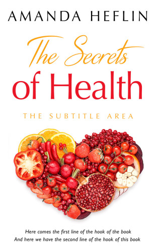 3D mockup of Persian Red #10681 - Premade Health & Dieting & Fitness Book Cover