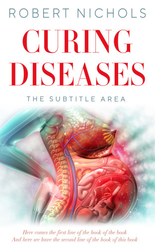 3D mockup of Quill Gray #10759 - Premade Health & Mind & Body Book Cover