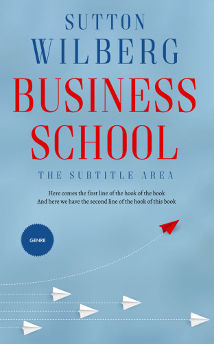 3D mockup of Polo Blue #10873 - Premade Business Book Cover