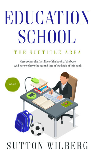 3D mockup of Astronaut #10879 - Premade Education Book Cover