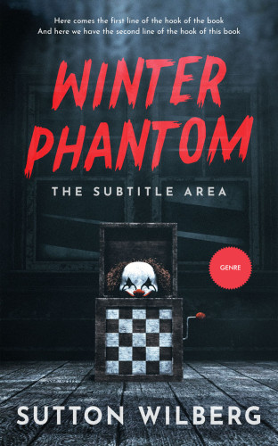 3D mockup of Ebony Clay #10890 - Premade Horror Book Cover