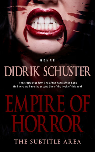 3D mockup of Oriental Pink #10913 - Premade Horror Book Cover | BookCoverZone