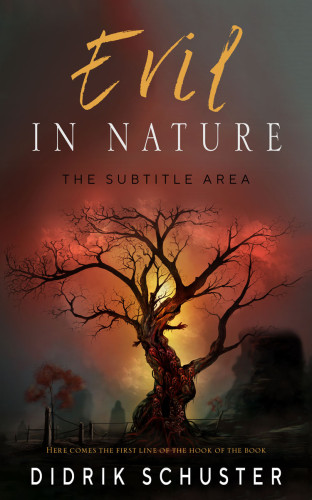 3D mockup of English Walnut #10937 - Premade Fantasy Book Cover