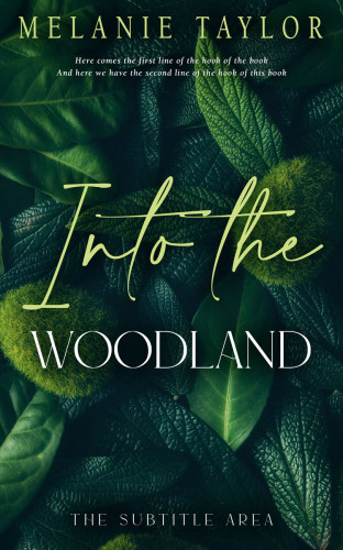 3D mockup of Bottle Green #10962 - Premade Abstract Book Cover