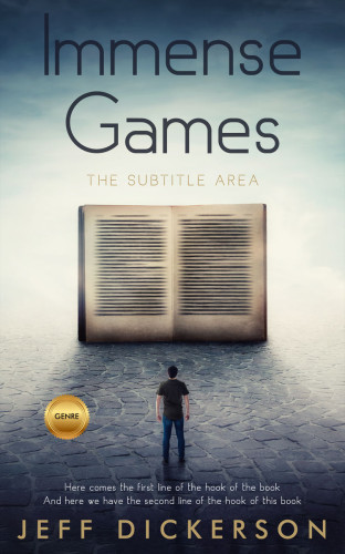 3D mockup of Kangaroo #11192 - Premade Abstract Book Cover