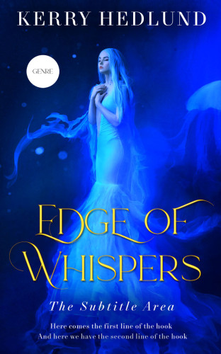 3D mockup of Catalina Blue #11542 - Premade Fantasy Book Cover