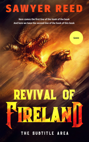 3D mockup of Tulip Tree #11742 - Premade Fantasy Book Cover