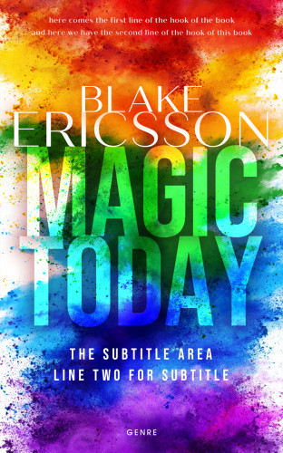 3D mockup of Apricot #11919 - Premade Abstract Book Cover