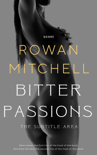 3D mockup of Gray #11950 - Premade Erotica Book Cover