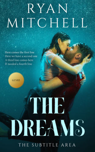 3D mockup of Deep Sea Green #12050 - Premade Erotica Book Cover