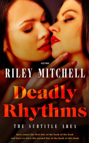 3D mockup of Red Damask #12074 - Premade Erotica Book Cover