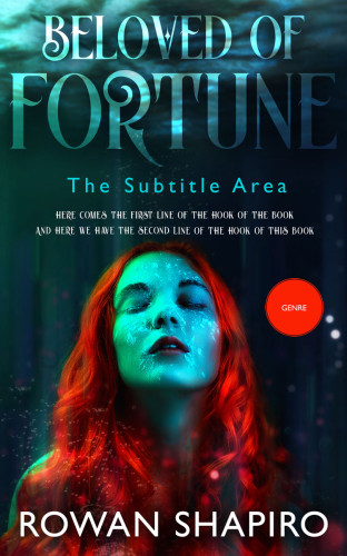 3D mockup of Shark #12175 - Premade Poetry Book Cover