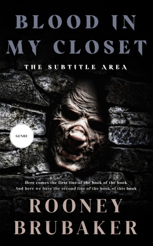 3D mockup of Cod Gray #12207 - Premade Horror Book Cover