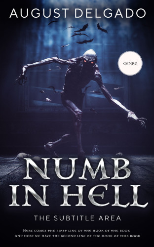 3D mockup of Mirage #12277 - Premade Horror Book Cover