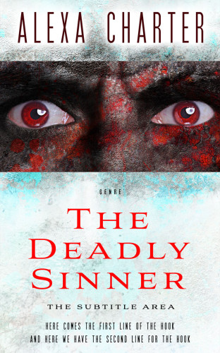 3D mockup of Cocoa Brown #12328 - Premade Horror Book Cover