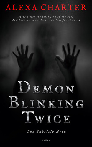 3D mockup of Cod Gray #12346 - Premade Horror Book Cover