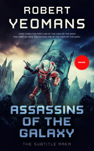 3D mockup of Soft Amber #12383 - Premade Science Fiction Book Cover