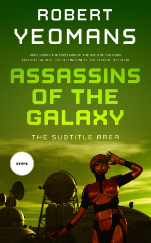 3D mockup of Green Leaf #12386 - Premade Science Fiction Book Cover