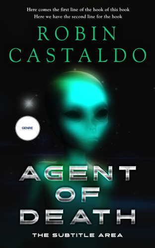 3D mockup of Aztec #12414 - Premade Science Fiction Book Cover