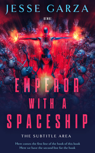 3D mockup of Revolver #12505 - Premade Science Fiction Book Cover