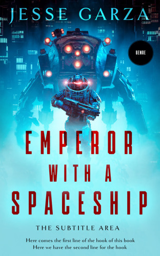 3D mockup of Spray #12507 - Premade Science Fiction Book Cover