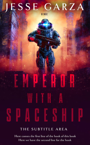 3D mockup of Japonica #12510 - Premade Apocalyptica Book Cover