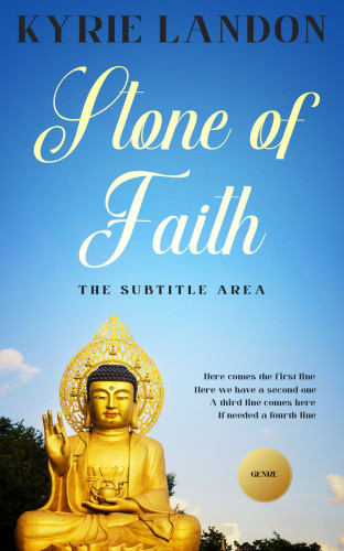 3D mockup of Havelock Blue #12578 - Premade Religion & Spirituality Book Cover