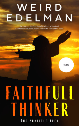 3D mockup of Fire Bush #12599 - Premade Religion & Spirituality Book Cover