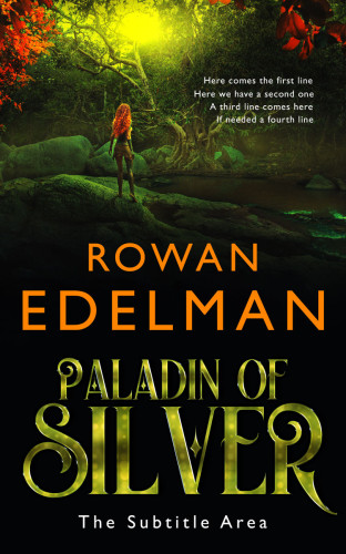 3D mockup of Hunter Green #12662 - Premade Fantasy Book Cover